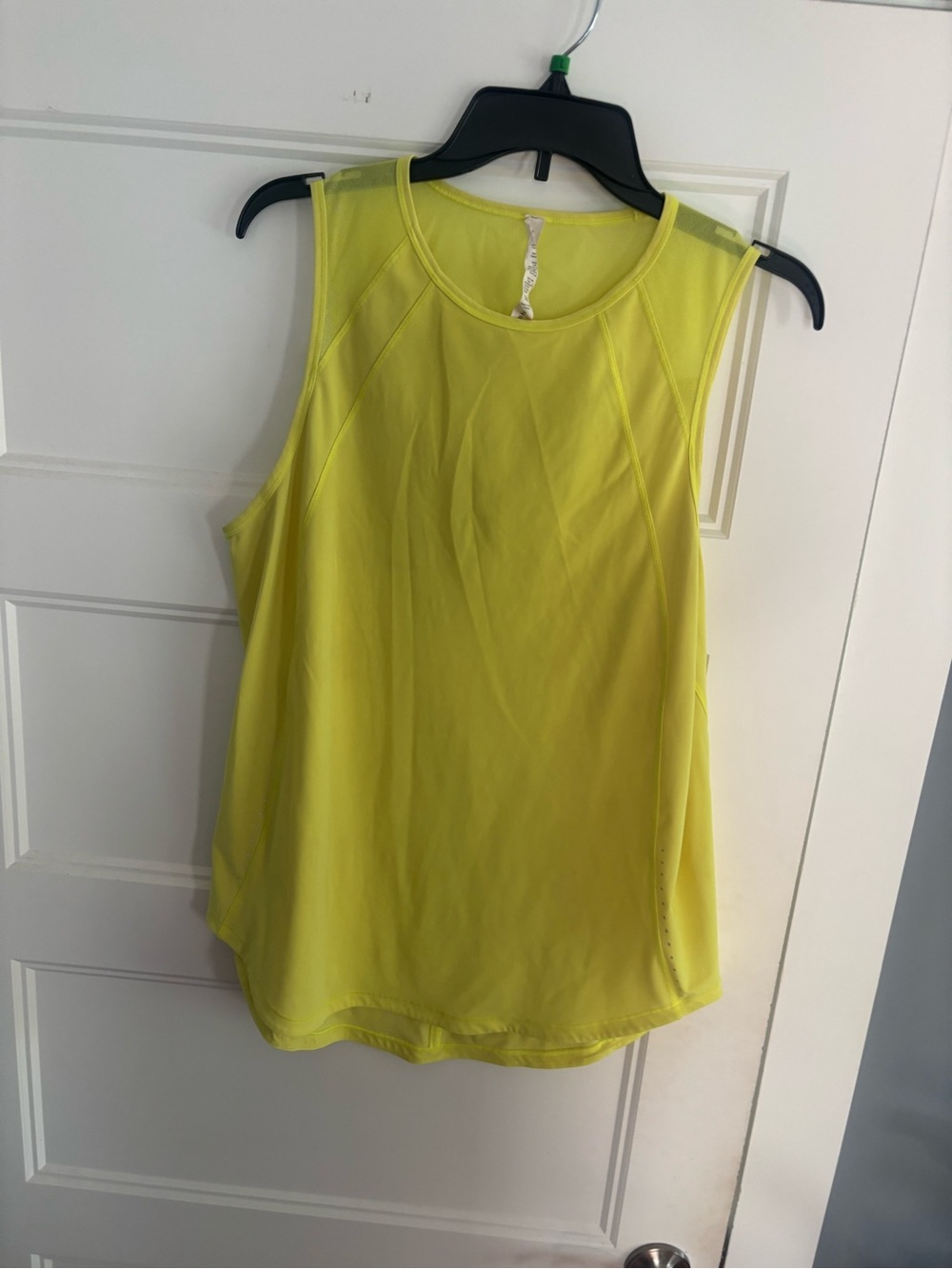 lululemon athletica Neon Yellow Sleeveless Training Tank